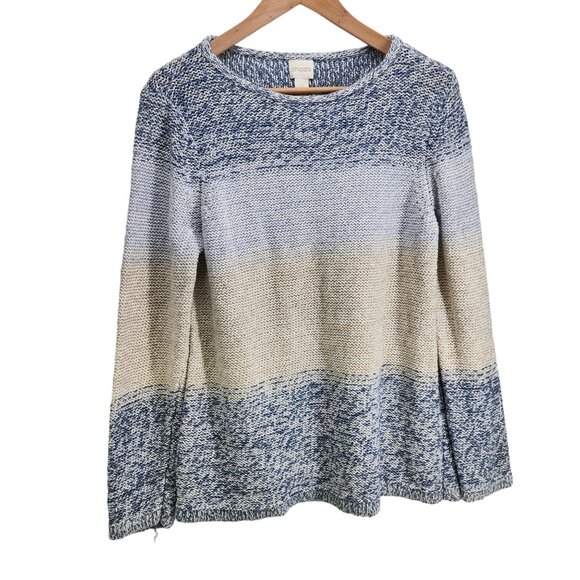 Chico's Space-Dye Jewel‎ Pullover Sweater Women's Size L - Picture 3 of 9
